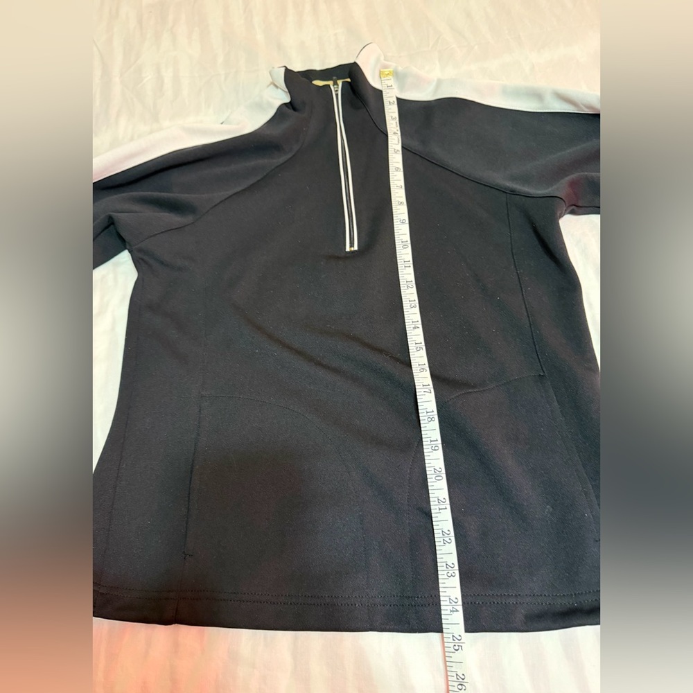 Stylish Black Quarter-Zip Pullover - image 9